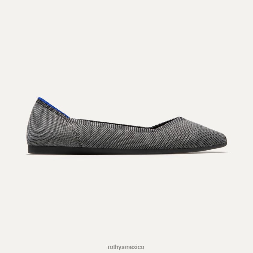 mujer Rothy's nube gris ojo de perdiz el punto zapato PVF0L019
