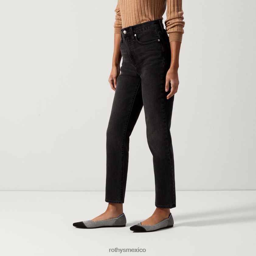 mujer Rothy's puntera gris niebla el punto zapato PVF0L033