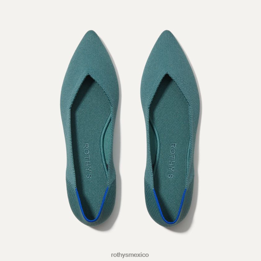 mujer Rothy's salvia azul el punto zapato PVF0L022