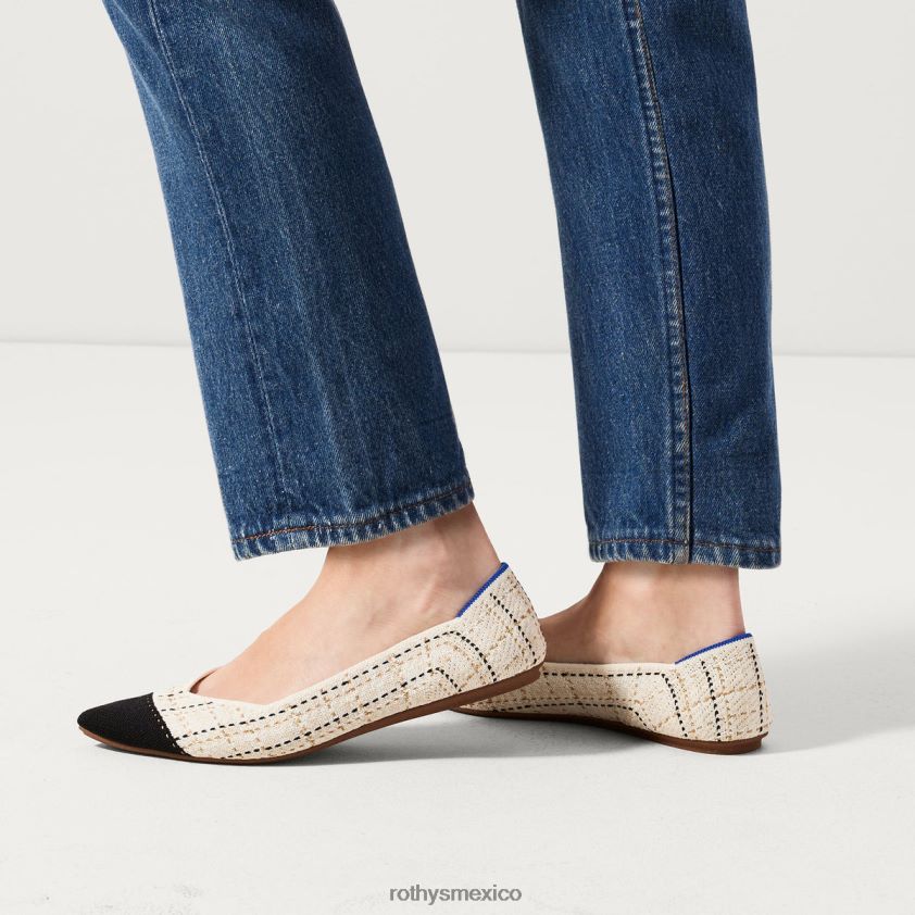 mujer Rothy's tweed luz de luna el punto zapato PVF0L030