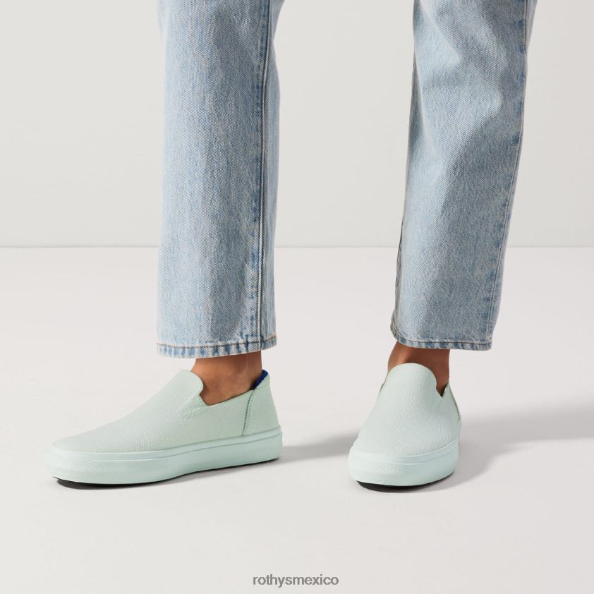mujer Rothy's aguamarina zapatillas sin cordones de la ciudad zapato PVF0L0142
