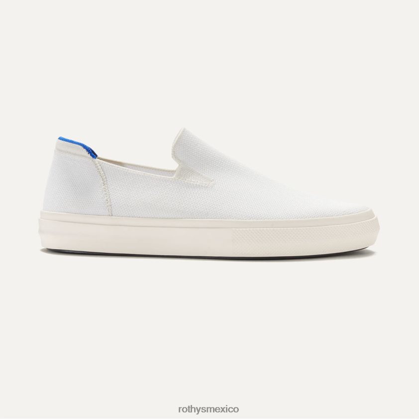 mujer Rothy's blanco zapatillas sin cordones de la ciudad zapato PVF0L0147
