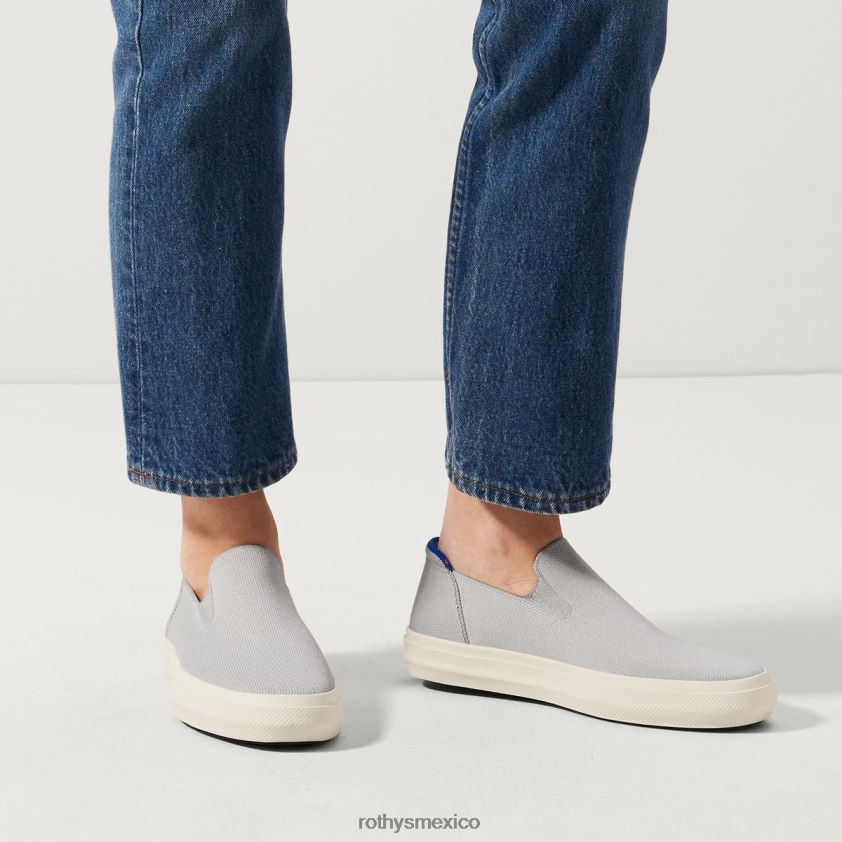 mujer Rothy's ceniza zapatillas sin cordones de la ciudad zapato PVF0L0146