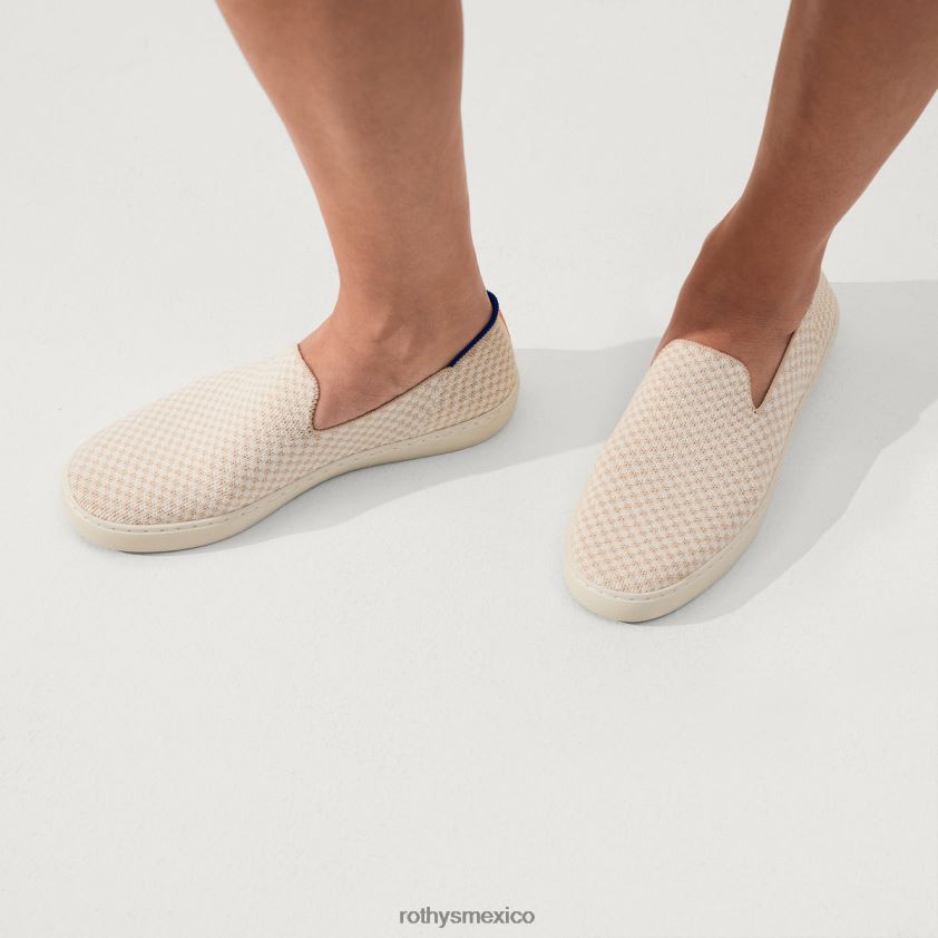 mujer Rothy's cheque arenoso la zapatilla sin cordones original zapato PVF0L0138