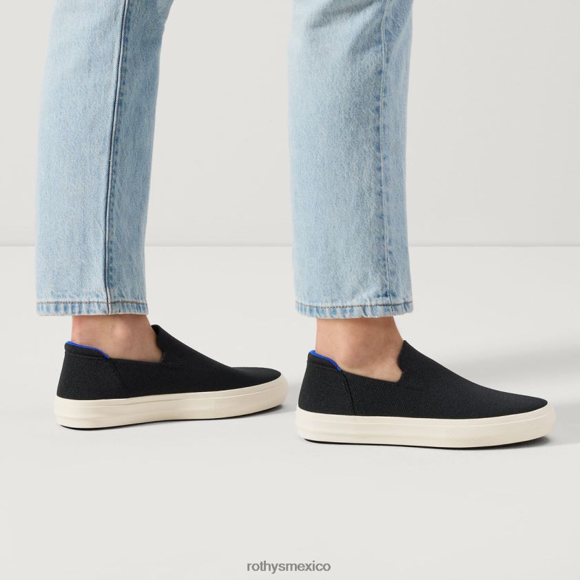mujer Rothy's negro zapatillas sin cordones de la ciudad zapato PVF0L0148