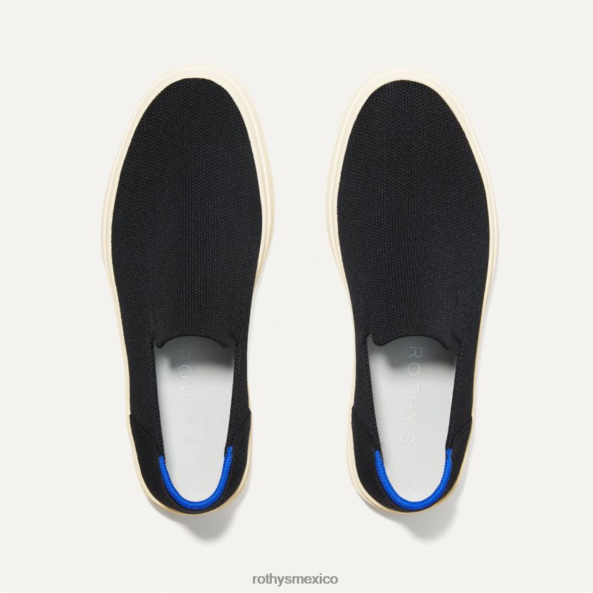 mujer Rothy's negro zapatillas sin cordones de la ciudad zapato PVF0L0148