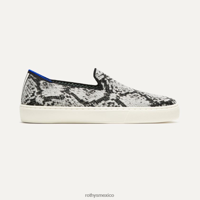 mujer Rothy's pitón la zapatilla sin cordones original zapato PVF0L0137
