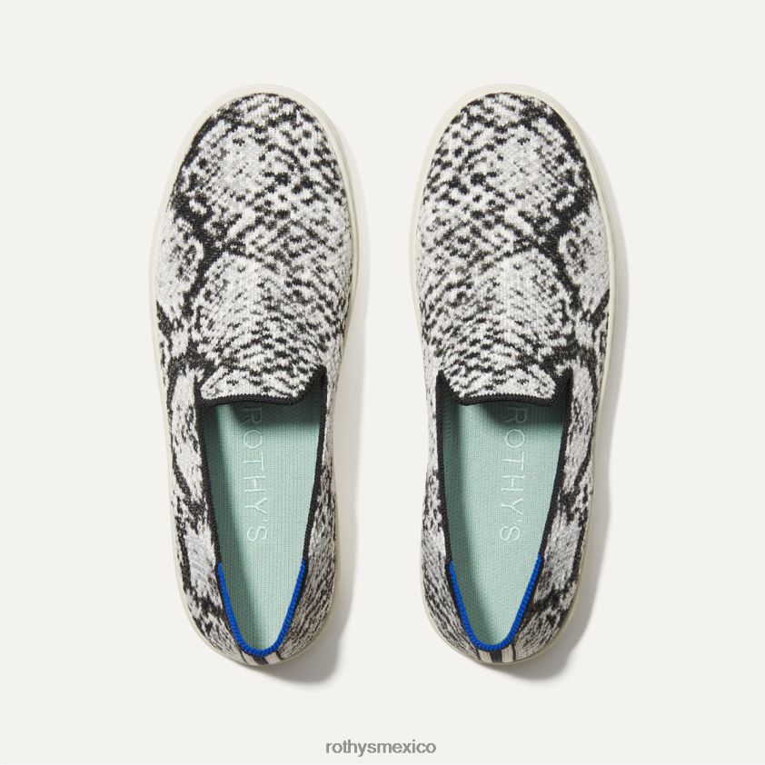 mujer Rothy's pitón la zapatilla sin cordones original zapato PVF0L0137
