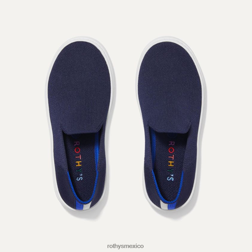 niño Rothy's Marina de guerra profunda zapatilla de deporte zapato PVF0L0330