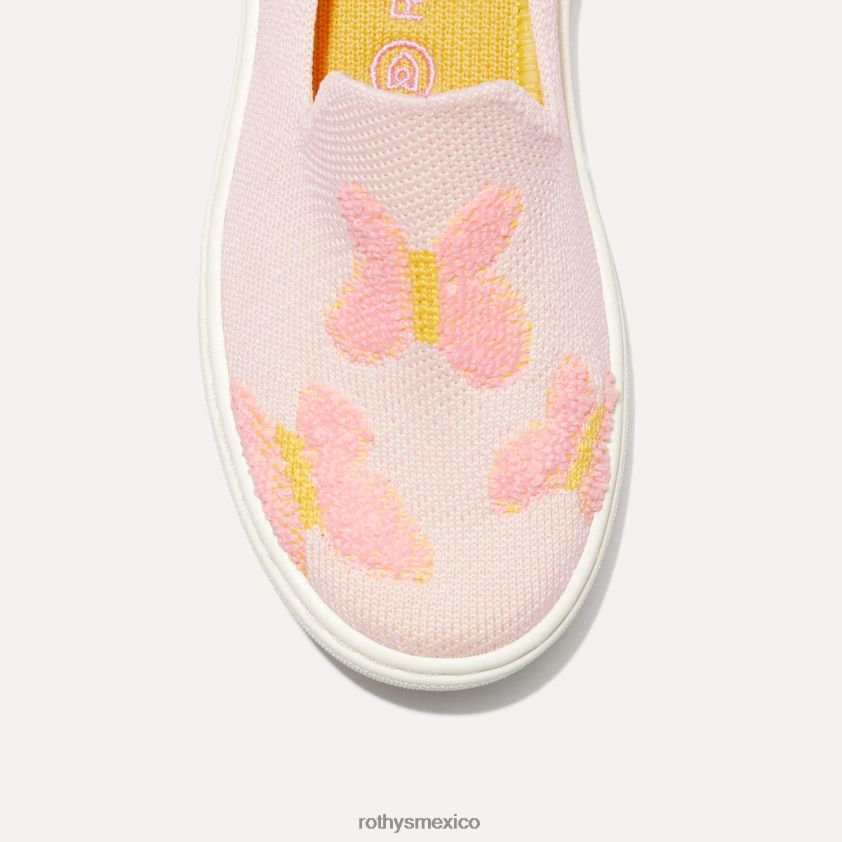niño Rothy's aleteo rosa zapatilla de deporte zapato PVF0L0323