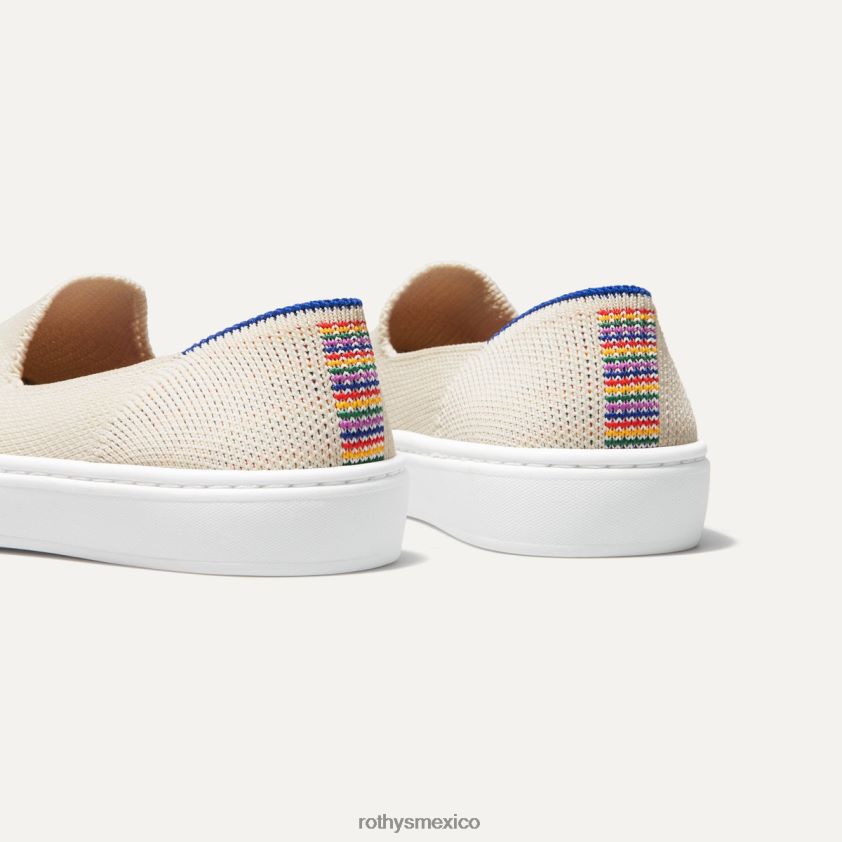 niño Rothy's arcoiris blanco zapatilla de deporte zapato PVF0L0317