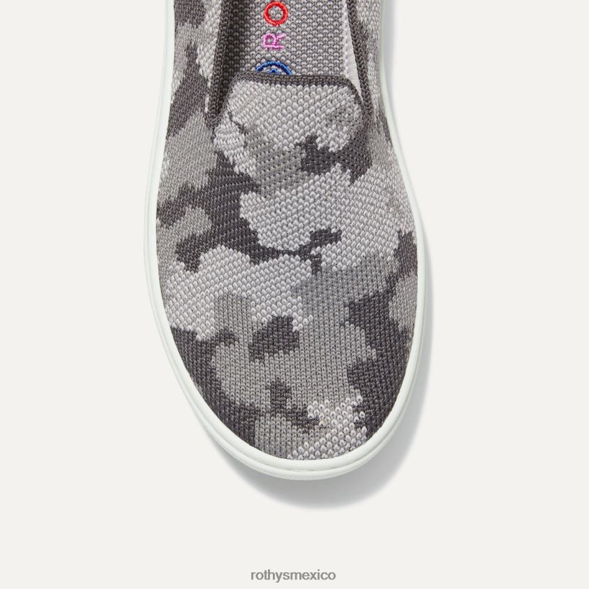 niño Rothy's camuflaje gris zapatilla de deporte zapato PVF0L0327