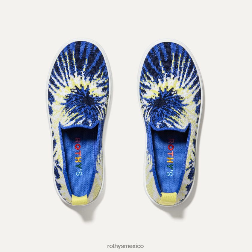 niño Rothy's estallido azul zapatilla de deporte zapato PVF0L0320