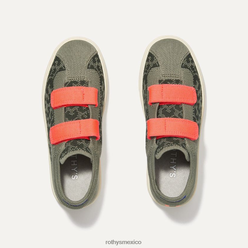 niño Rothy's gato de selva zapatilla con correa zapato PVF0L0325