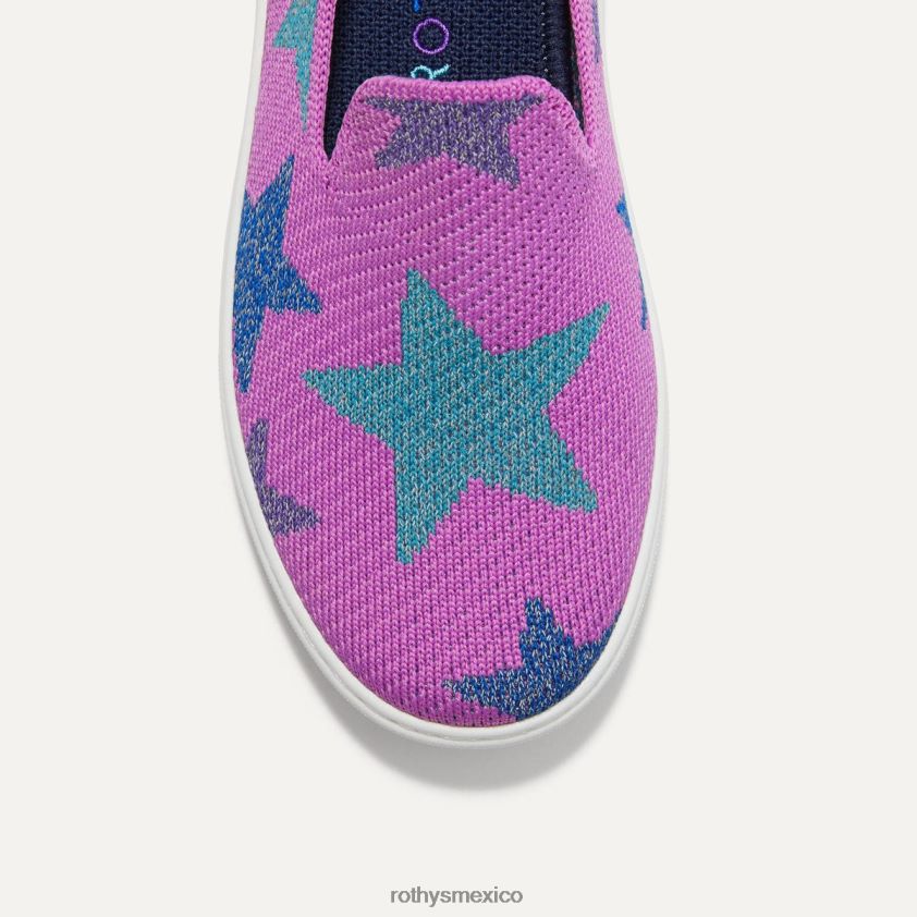 niño Rothy's morado estelar zapatilla de deporte zapato PVF0L0319